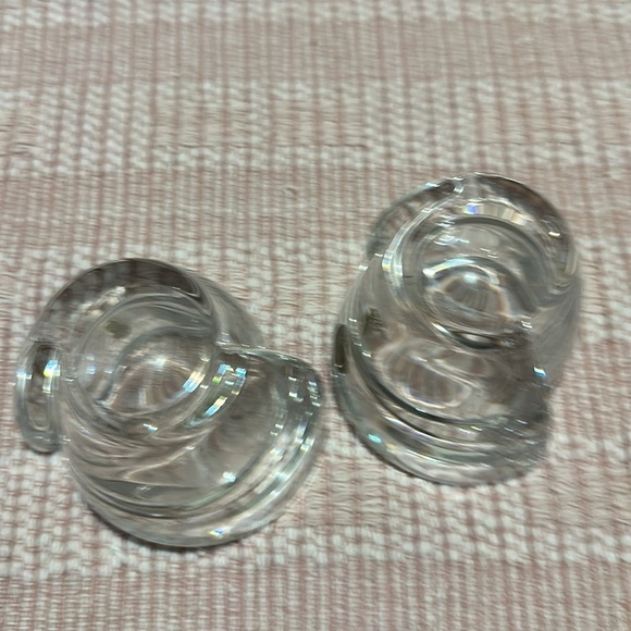 Royal Gallery set two crystal votives & tealights nwt - Picture 4 of 7